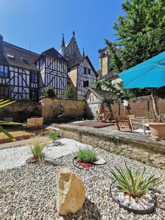 Le Chat De La Cathedrale - Calme - Jardin - Wifi Troyes Buitenkant foto
