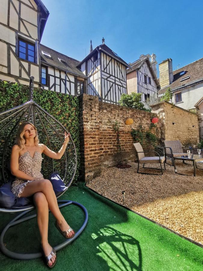Le Chat De La Cathedrale - Calme - Jardin - Wifi Troyes Buitenkant foto